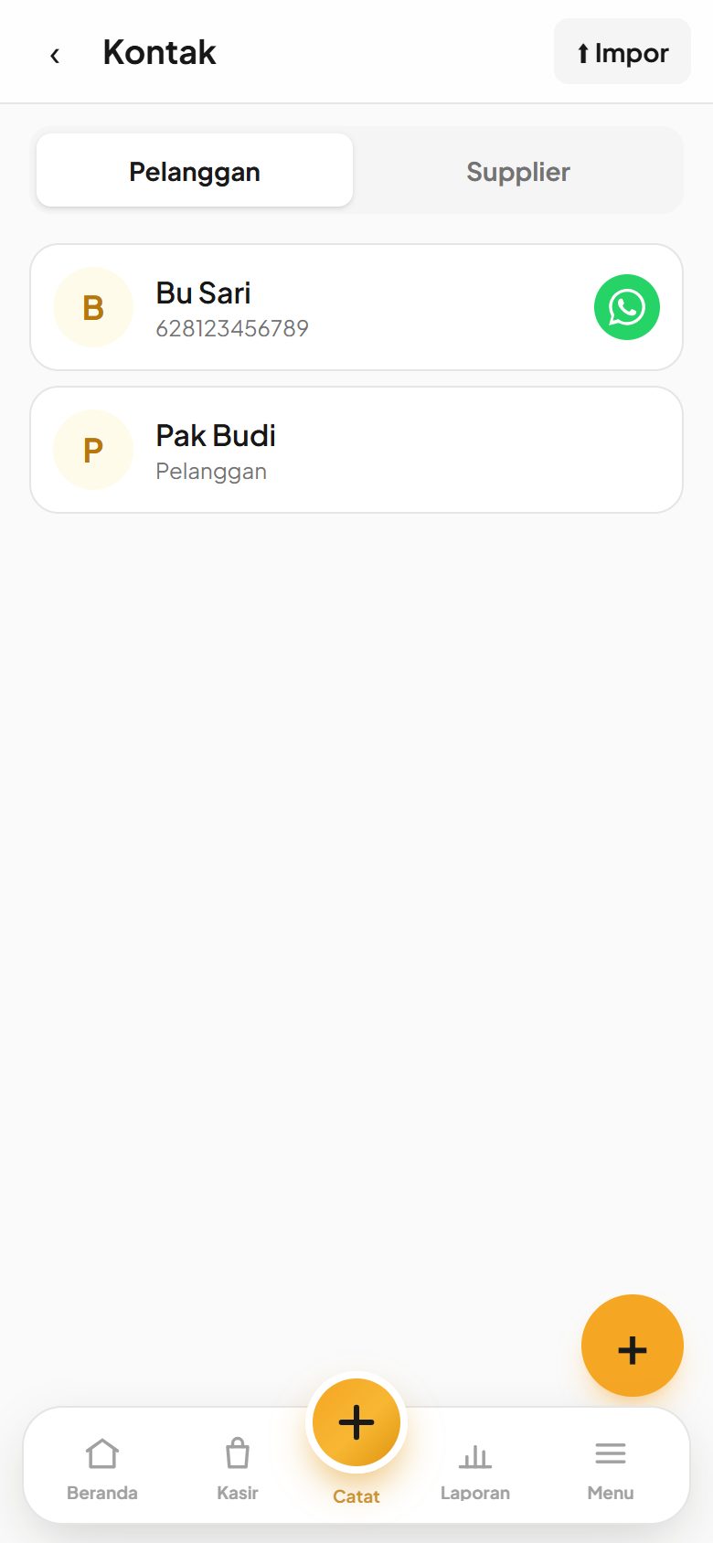 Daftar kontak